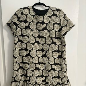 Flower Print Mini Dress